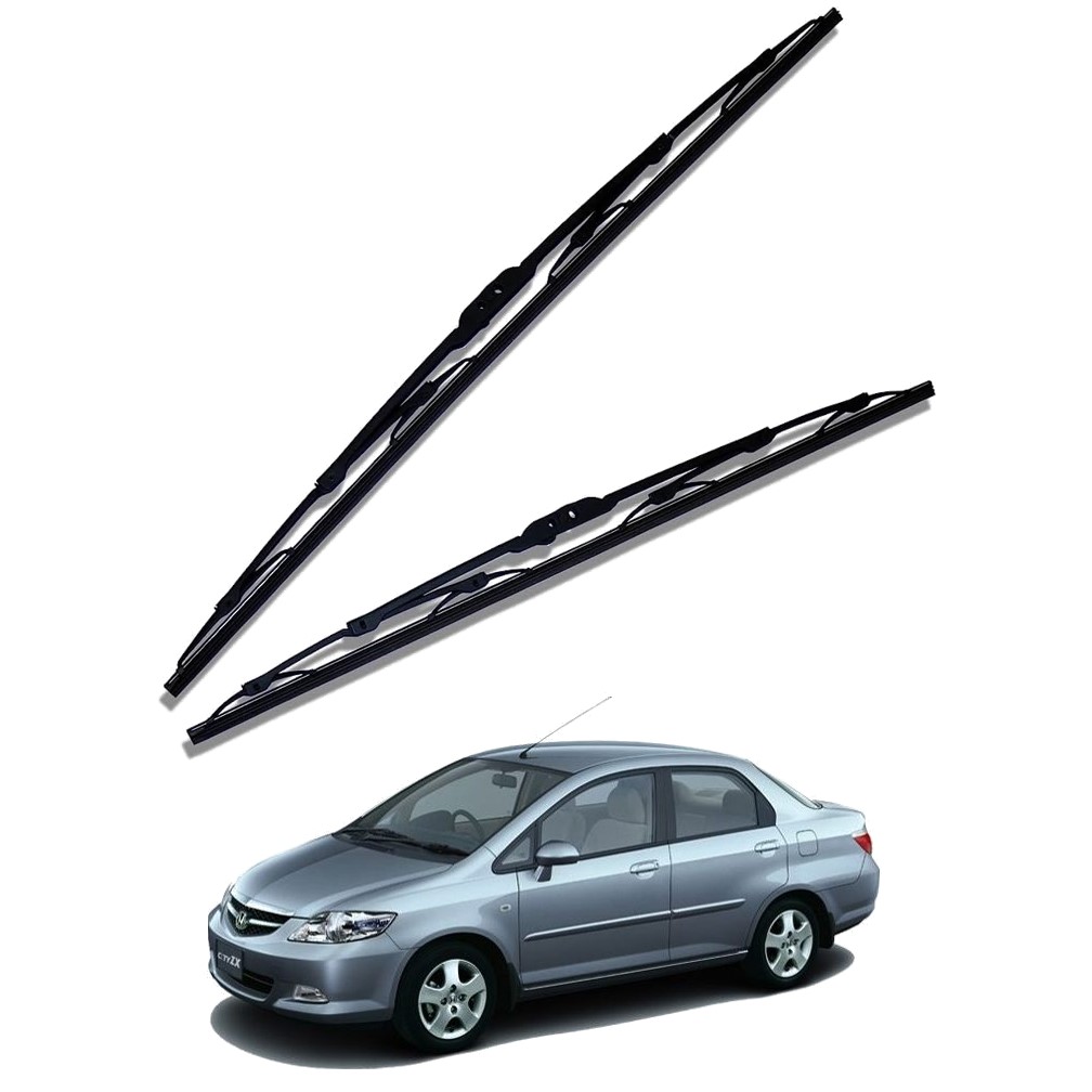 Front Windscreen Replacement Wiper Blades (24'/15') Compatible With Honda CITY ZX