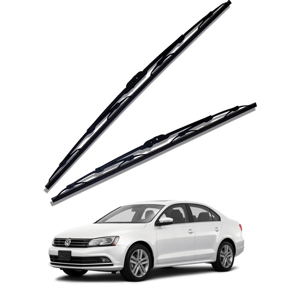 Front Windscreen Replacement Wiper Blades (24'/19') Compatible With VW JETTA 2015-2019