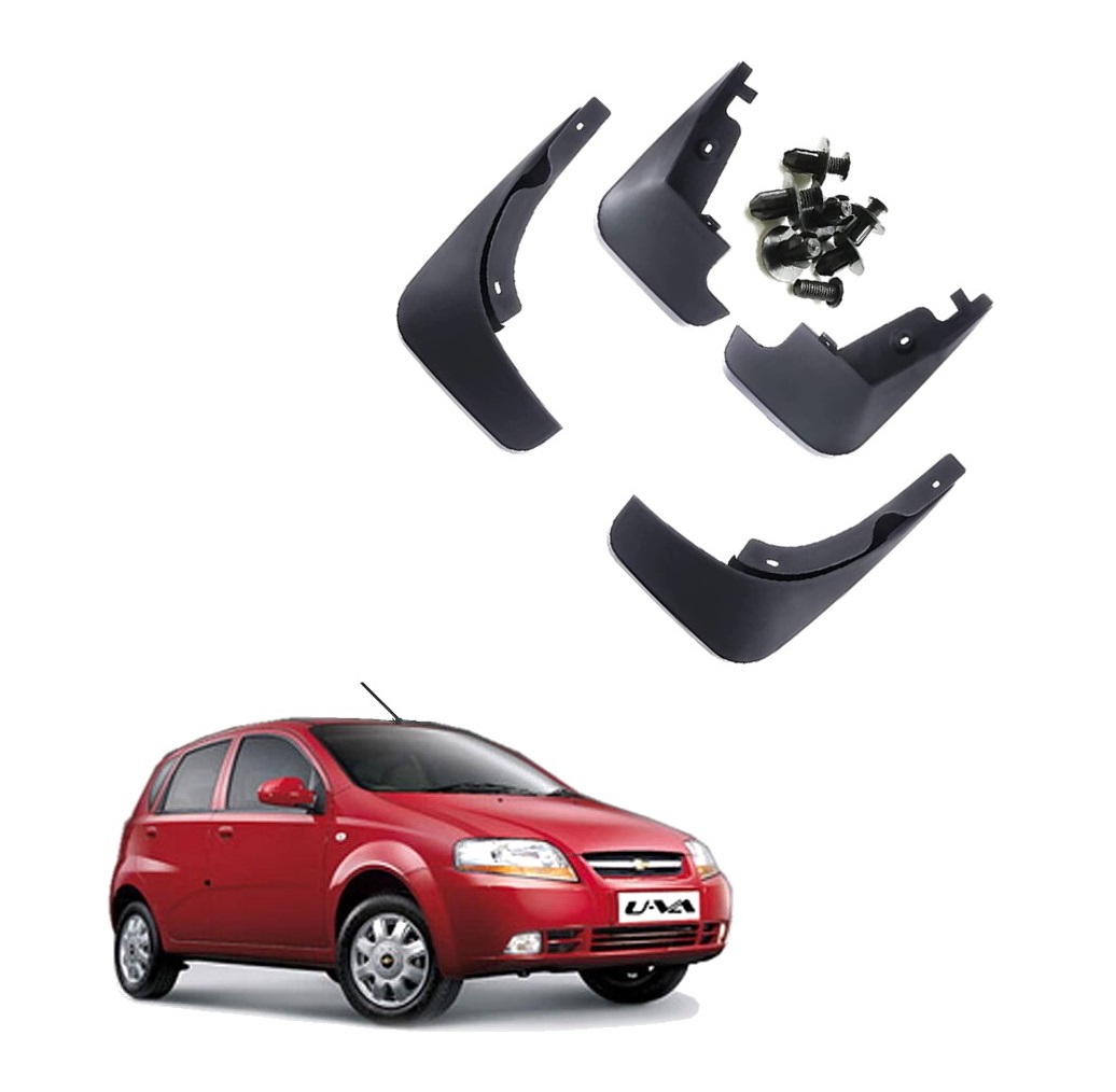 Car Mud Flap/Guard Compatible With Chevrolet Aveo Uva