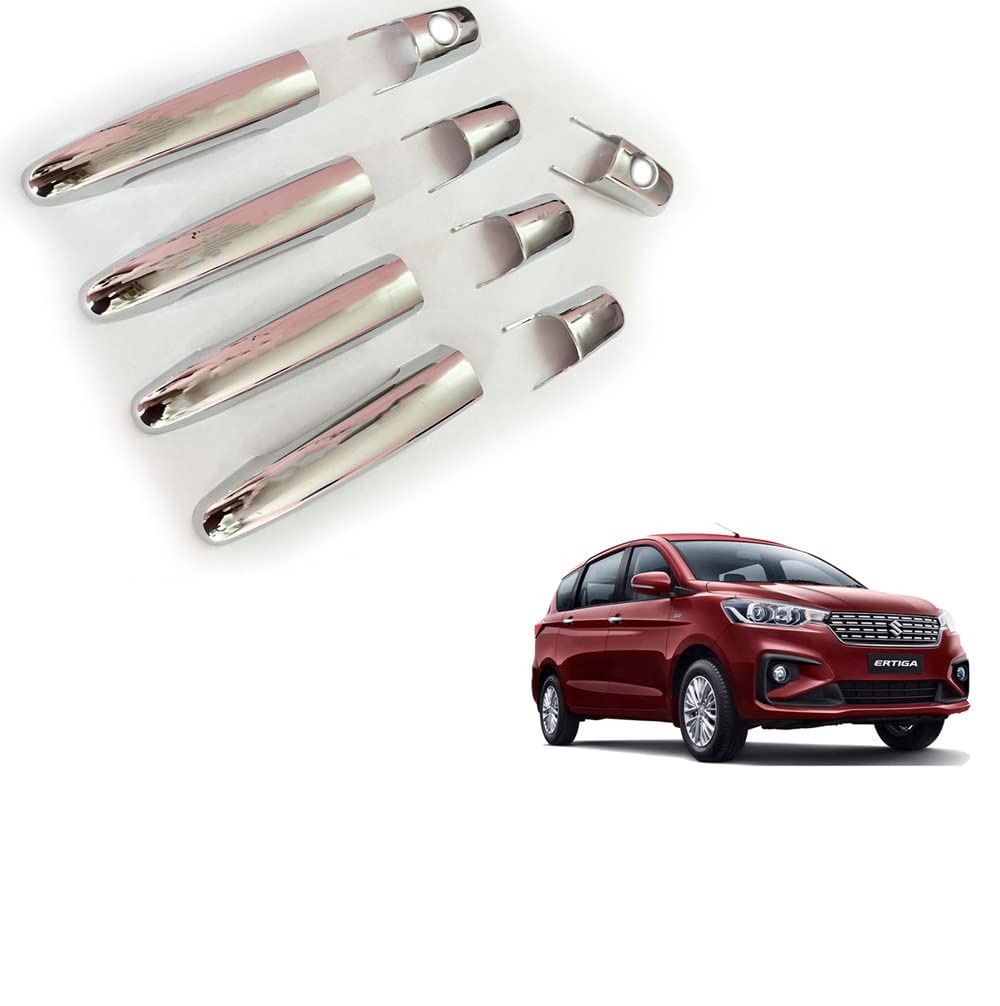 Door Handle Chrome Cover Compatible With Maruti Ertiga 2020