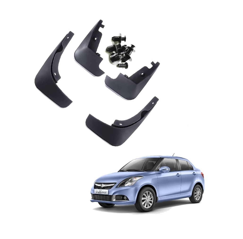 Car Mud Flap/Guard Compatible With Maruti Swift Dzire 2015-2018