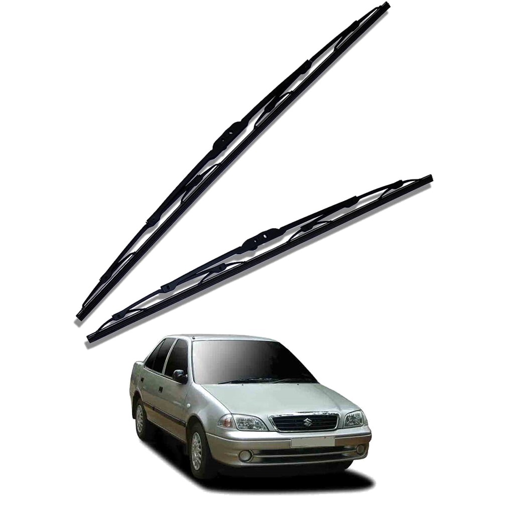 Front Windscreen Replacement Wiper Blades (20'/18') Compatible With Maruti Esteem 1996-2007