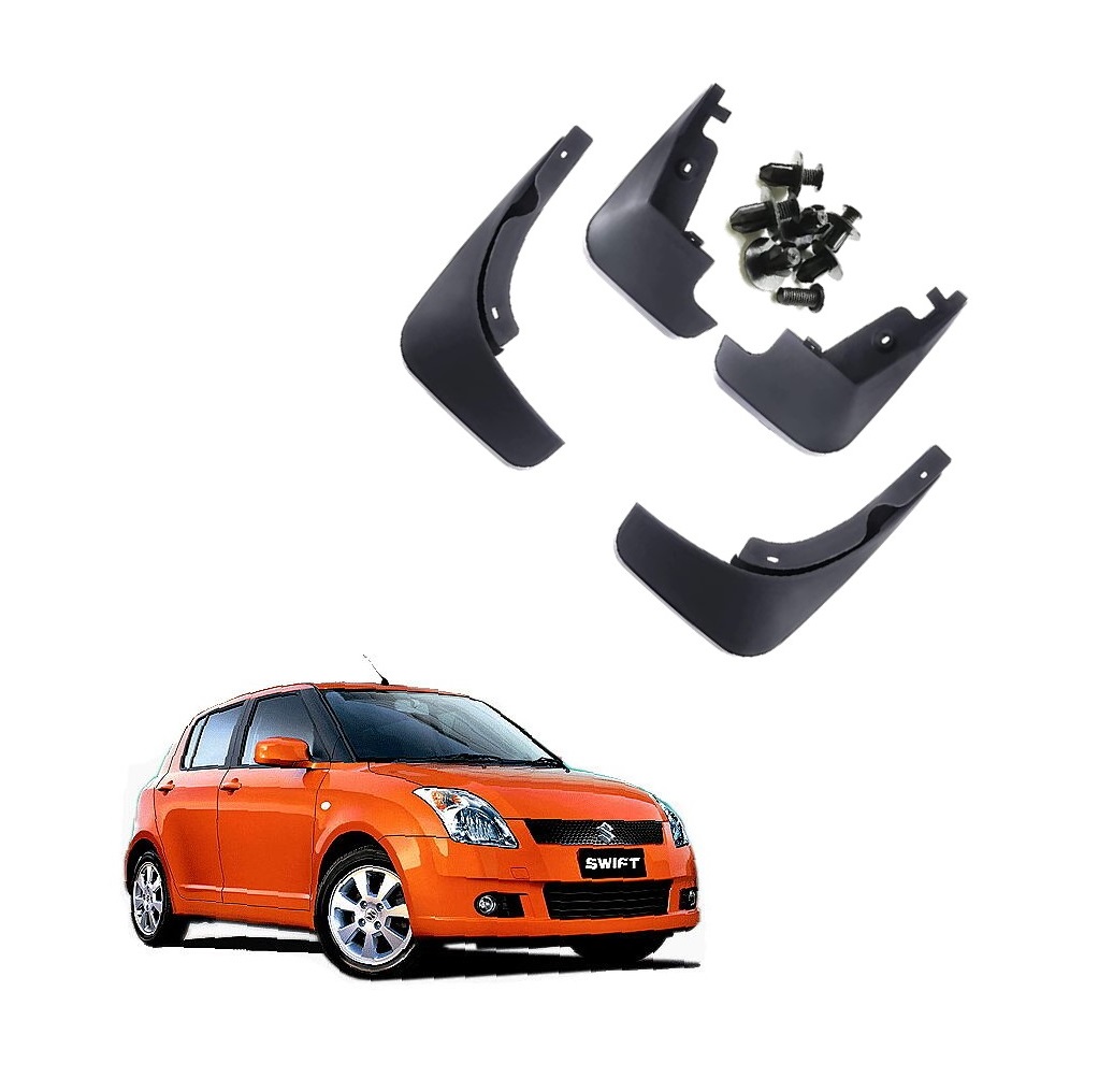 Car Mud Flap/Guard Compatible With Maruti Swift 2005 2011