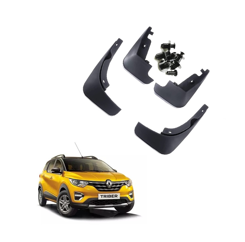 Car Mud Flap/Guard Compatible With Renault Triber