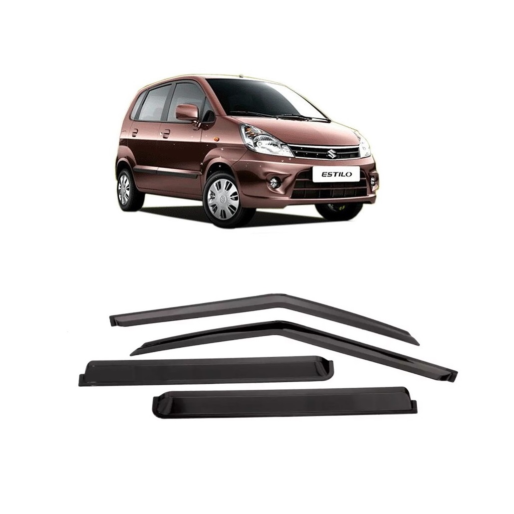 Car Window Rain Door Visor Compatible With Maruti Zen Estilo 