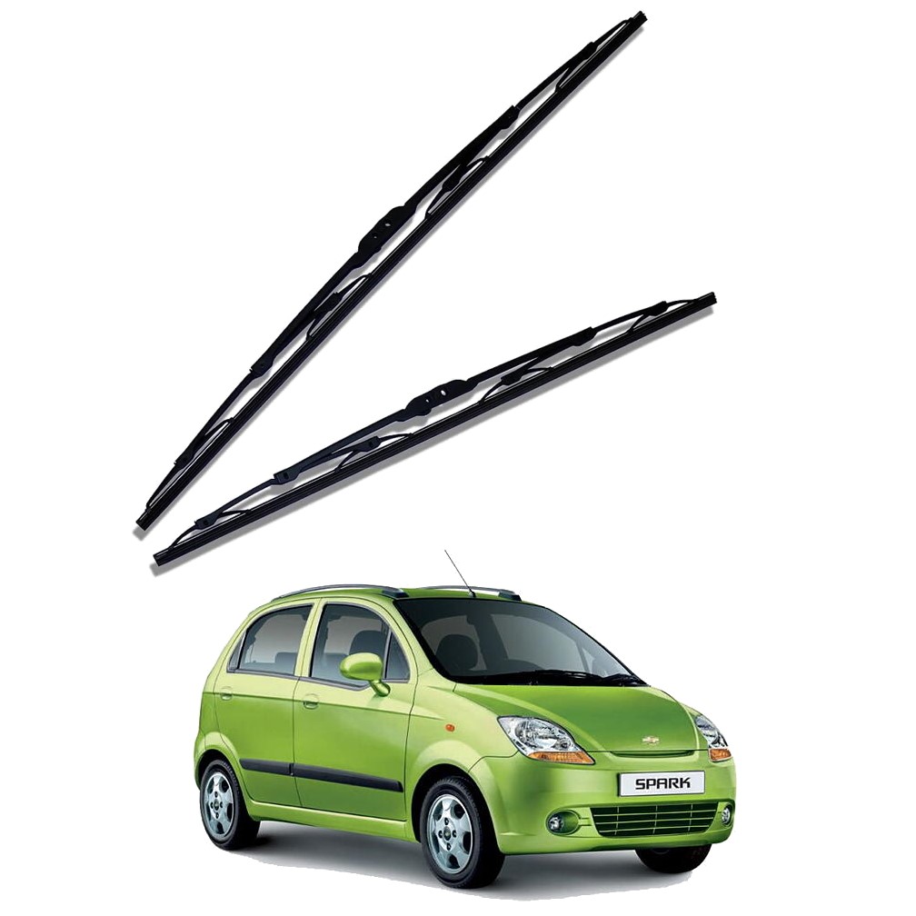 Front Windscreen Replacement Wiper Blades (22'/15') Compatible With Chevrolet SPARK