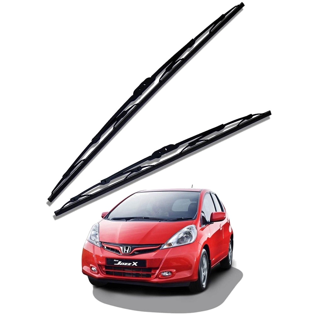 Front Windscreen Replacement Wiper Blades (26'/14') Compatible With Honda JAZZ OLD