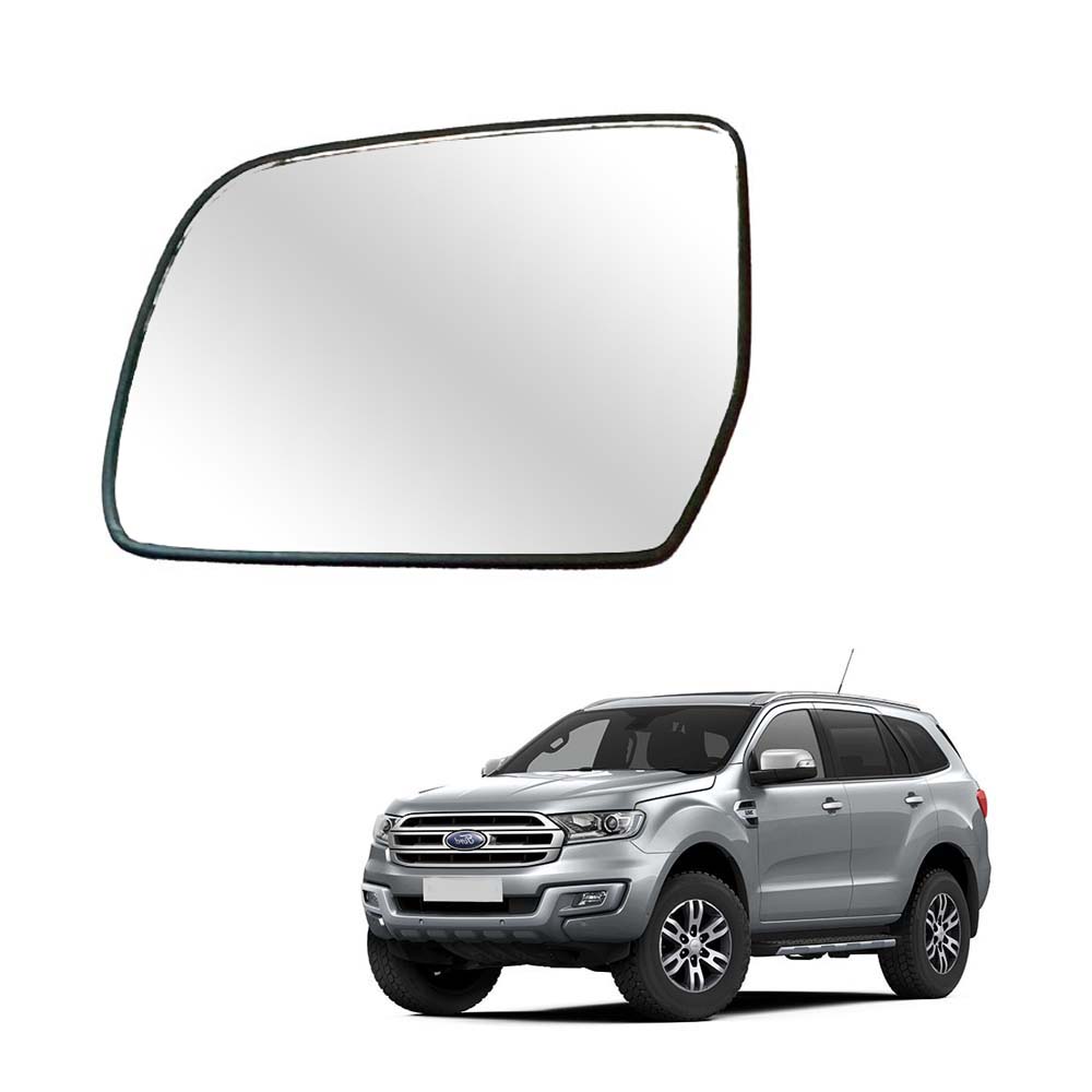 Car Left Side View Mirror Glass For Ford Endeavour 2015 To 2020 Model Type-3