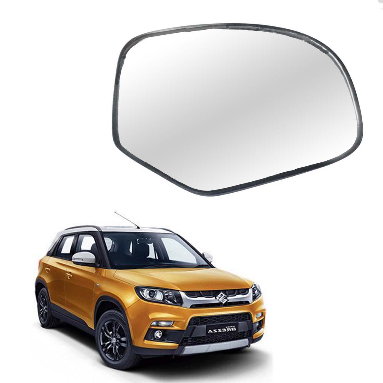 Car Right Side View Mirror Glass For Maruti Vitara Brezza 2016 To 2020 Model