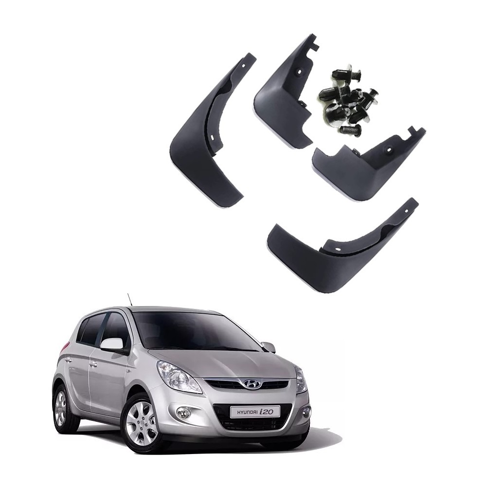 Car Mud Flap/Guard Compatible With Hyundai  i20 2008-2012