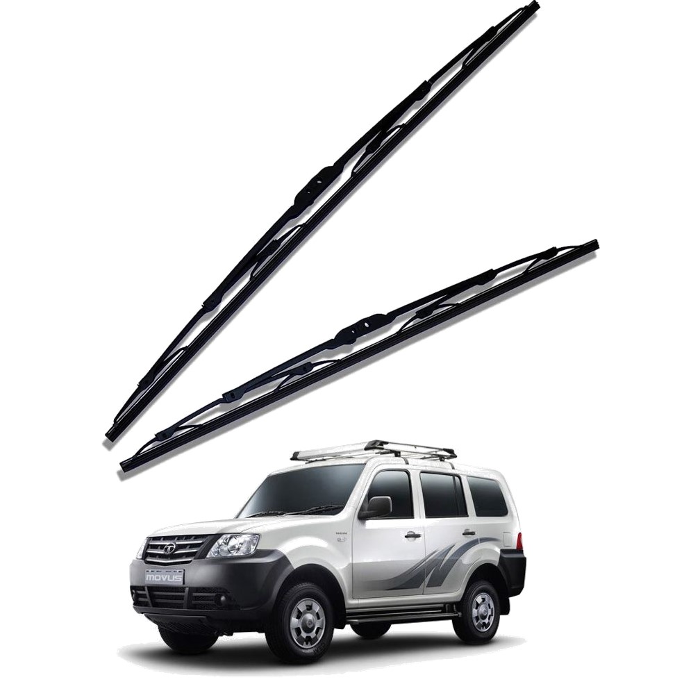 Front Windscreen Replacement Wiper Blades (20'/20') Compatible With TATA MOVUS