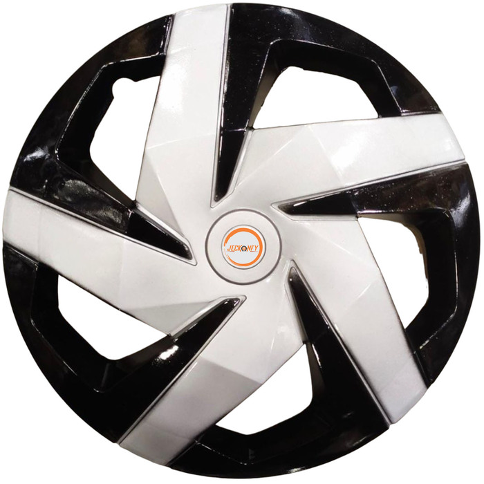 Car Wheel Cover Universal Magnite Black And Silver Color Design Available 16'' inches Size Compatible With - R16 INCH Wheel Size