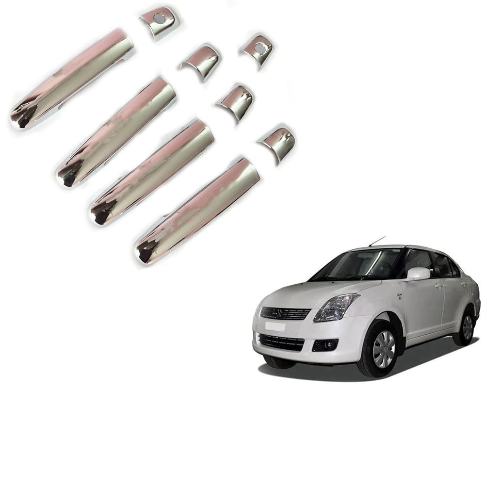 Door Handle Chrome Cover Compatible With Maruti Swift Dzire Old