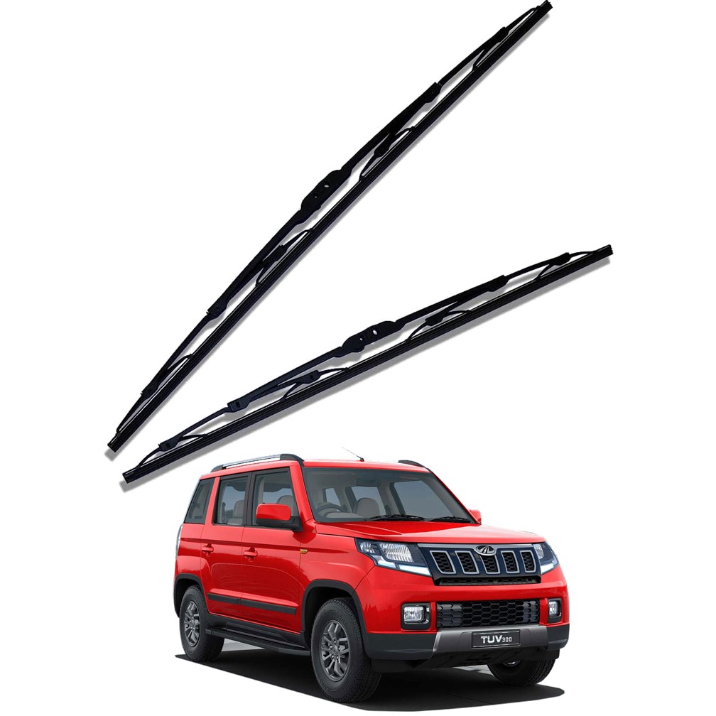 Front Windscreen Replacement Wiper Blades (20'/19') Compatible With Mahindra TUV300