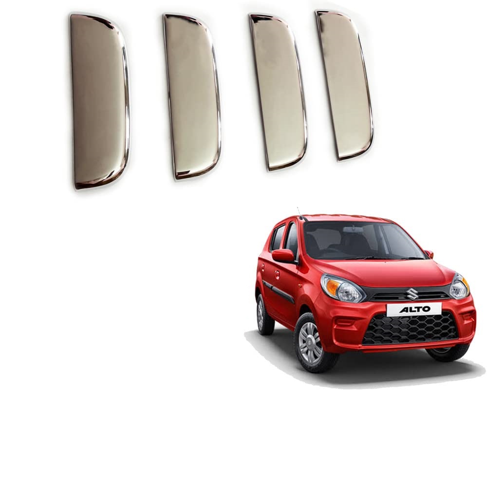 Door Handle Chrome Cover Compatible With Maruti Alto 800 2019