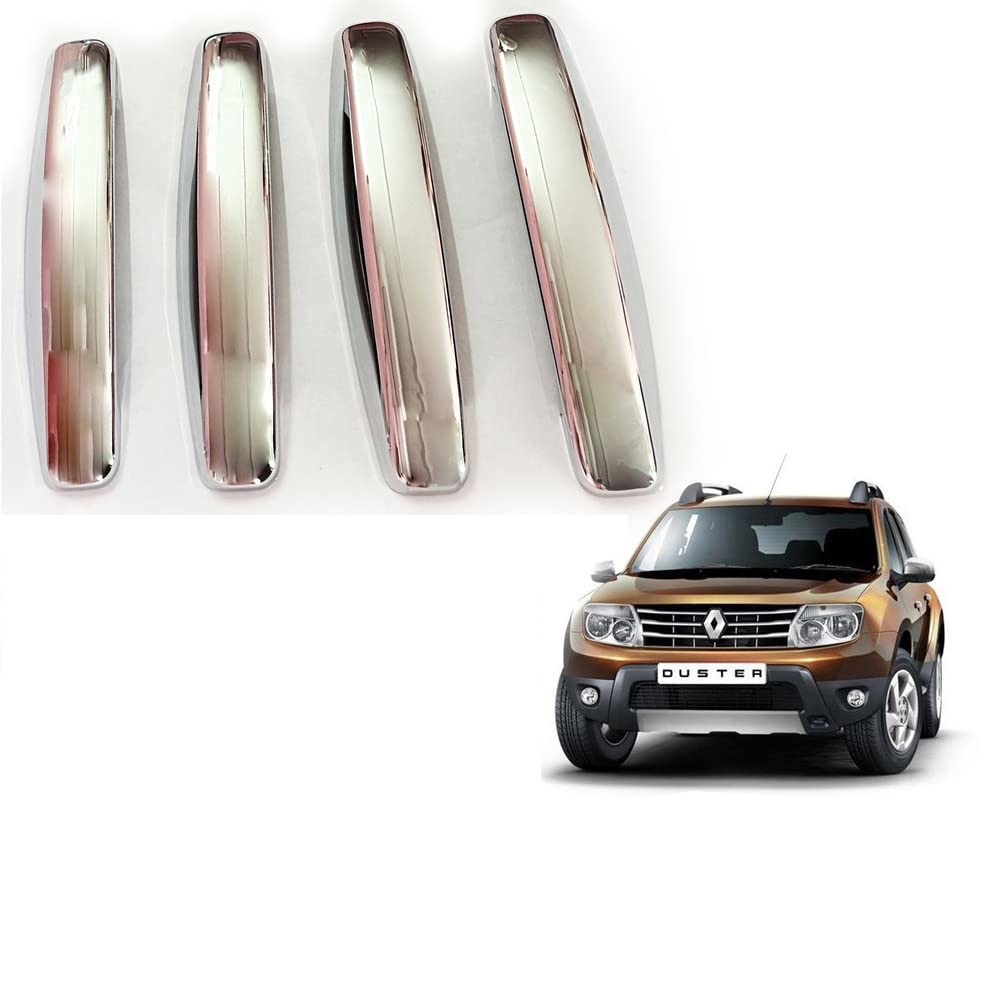 Door Handle Chrome Cover Compatible With Renault Duster