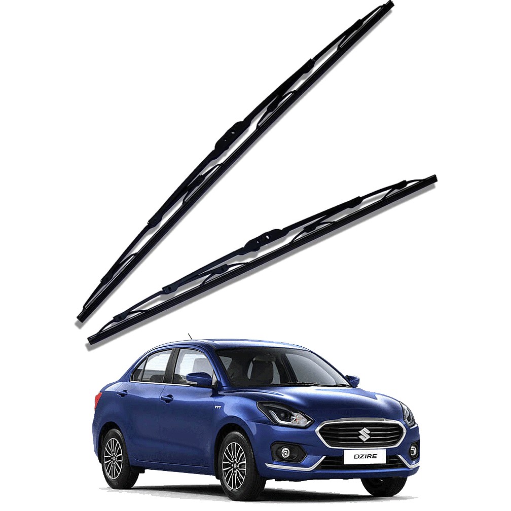 Front Windscreen Replacement Wiper Blades (21'/17') Compatible With Maruti Swift Dzire 2017-2020