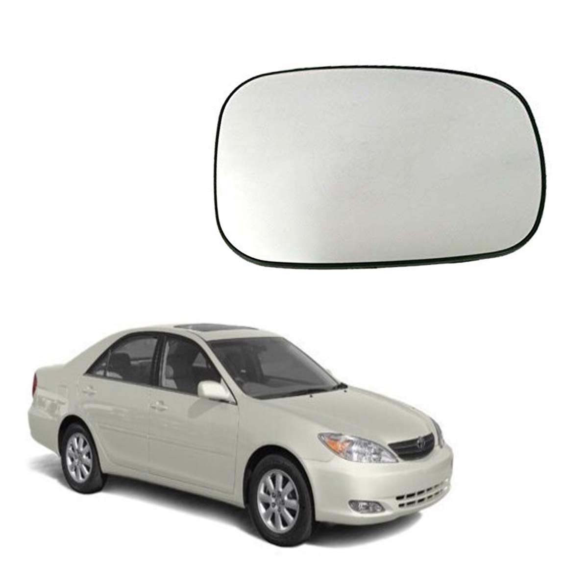 Car Right Side View Mirror Glass For Toyota Camry 2001 To 2005 Model Type-1