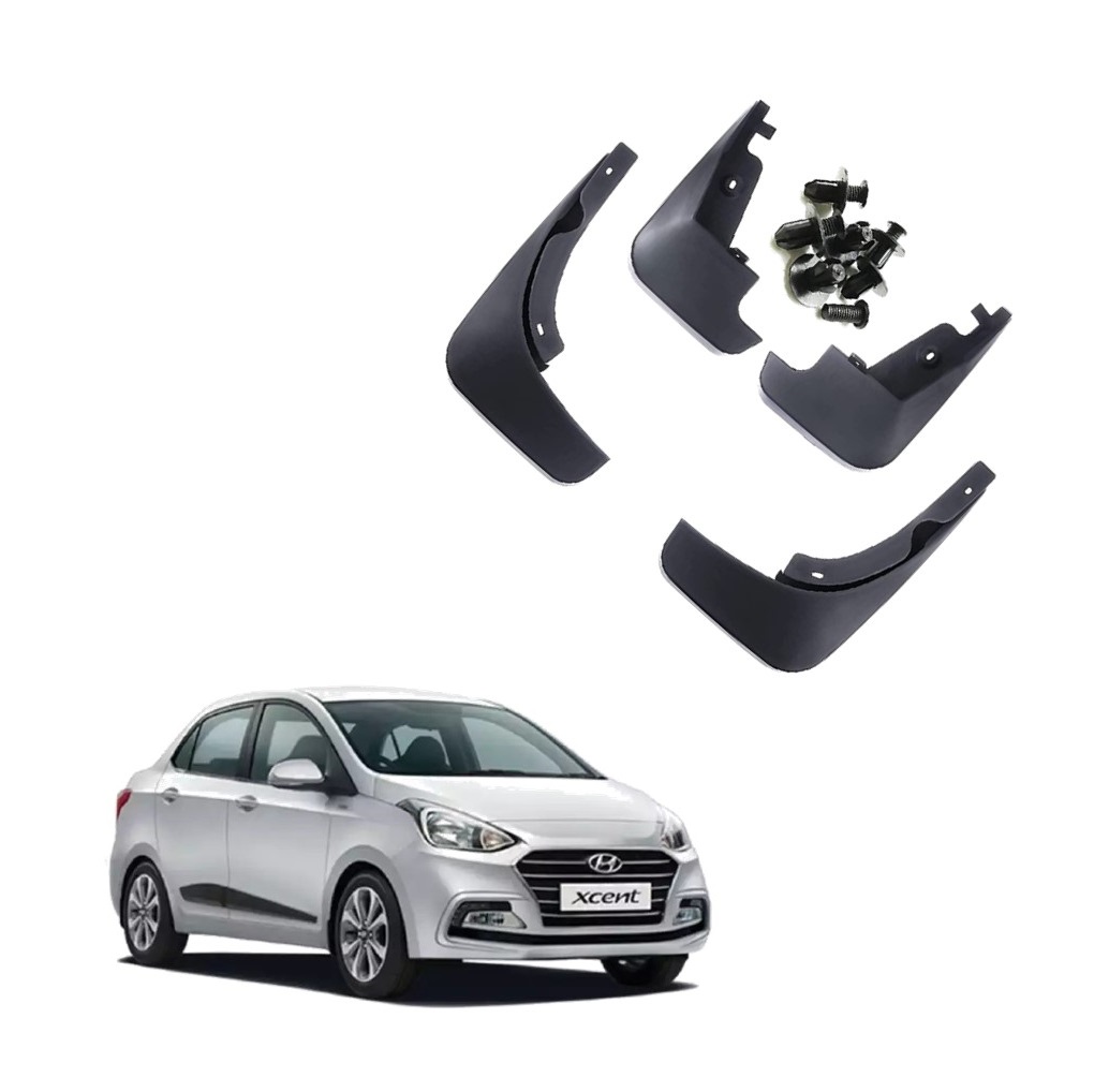 Car Mud Flap/Guard Compatible With Hyundai Xcent