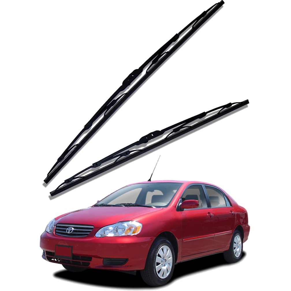 Front Windscreen Replacement Wiper Blades (24'/18') Compatible With TOYOTA COROLLA 2003-2008