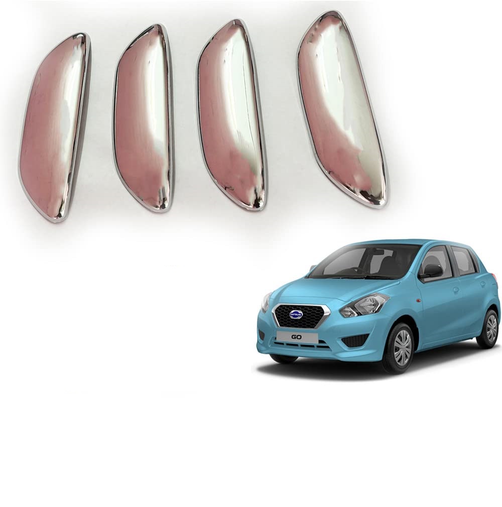 Door Handle Chrome Cover Compatible With Datsun Go 