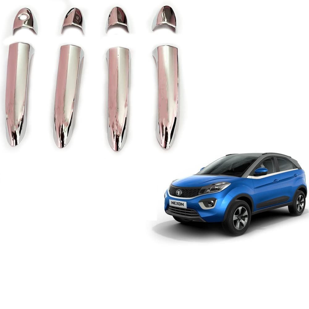 Door Handle Chrome Cover Compatible With Tata Nexon old