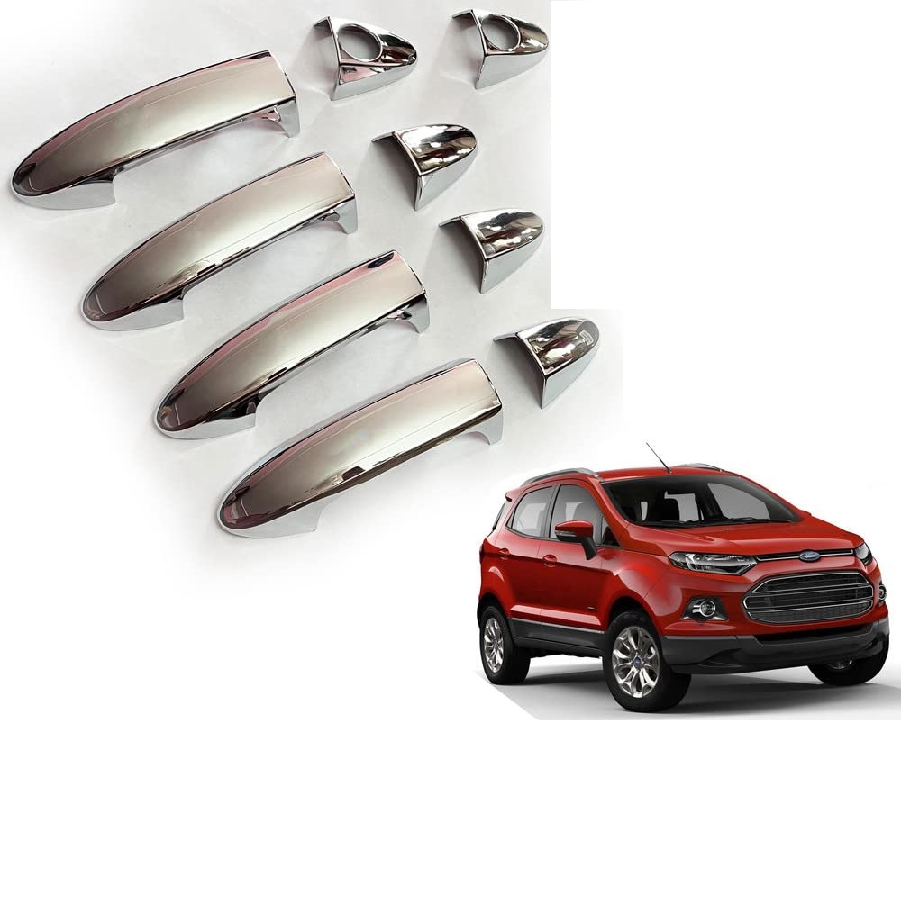 Door Handle Chrome Cover Compatible With Ford Ecosport 2017