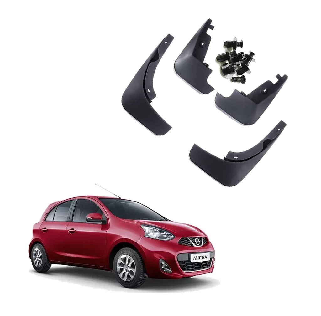 Car Mud Flap/Guard Compatible With Nissan Micra