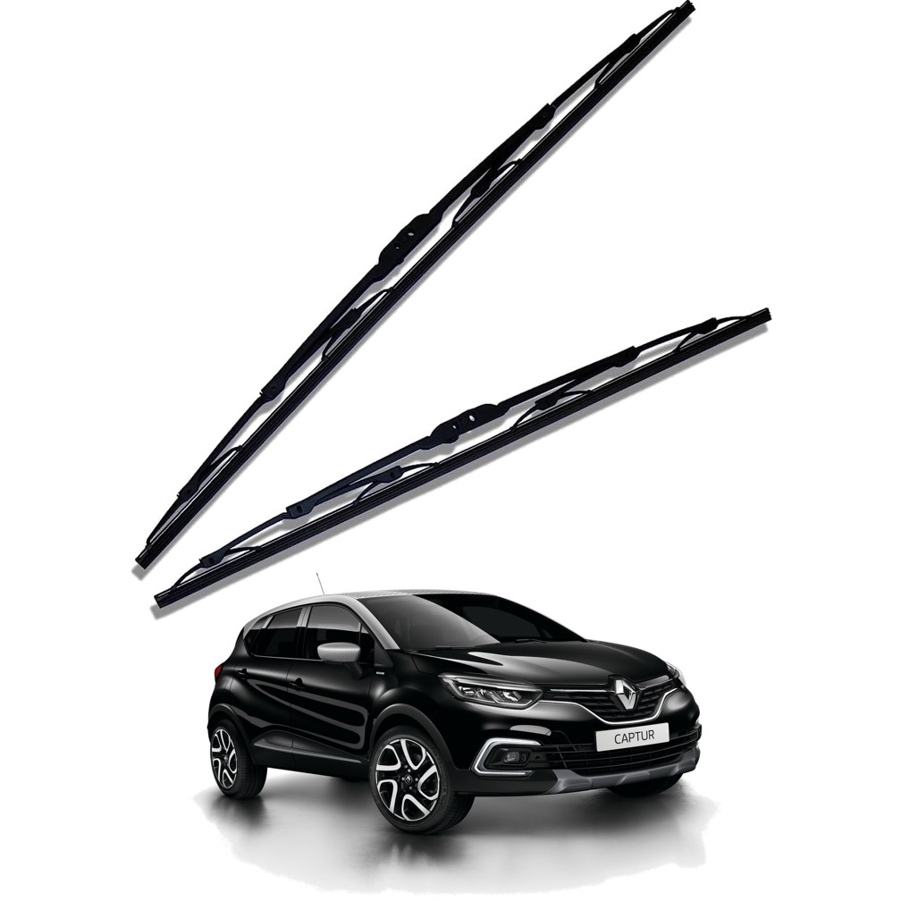 Front Windscreen Replacement Wiper Blades (24'/16') Compatible With Renault Captur 2017-2020