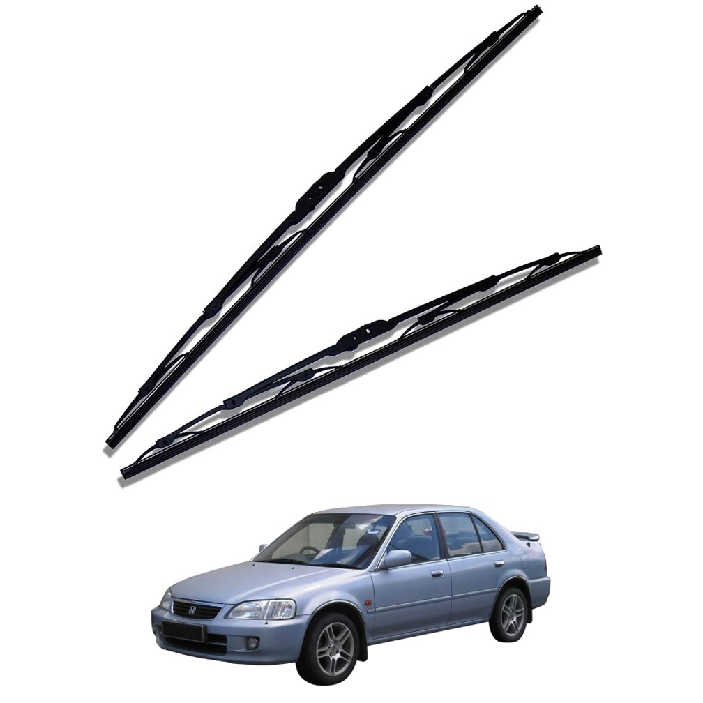 Front Windscreen Replacement Wiper Blades (19'/18') Compatible With Honda CITY OLD