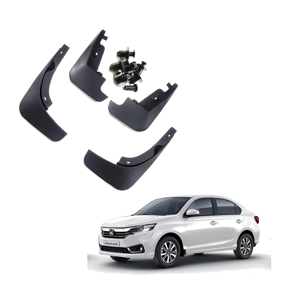 Car Mud Flap/Guard Compatible With Honda Amaze 2018-2022