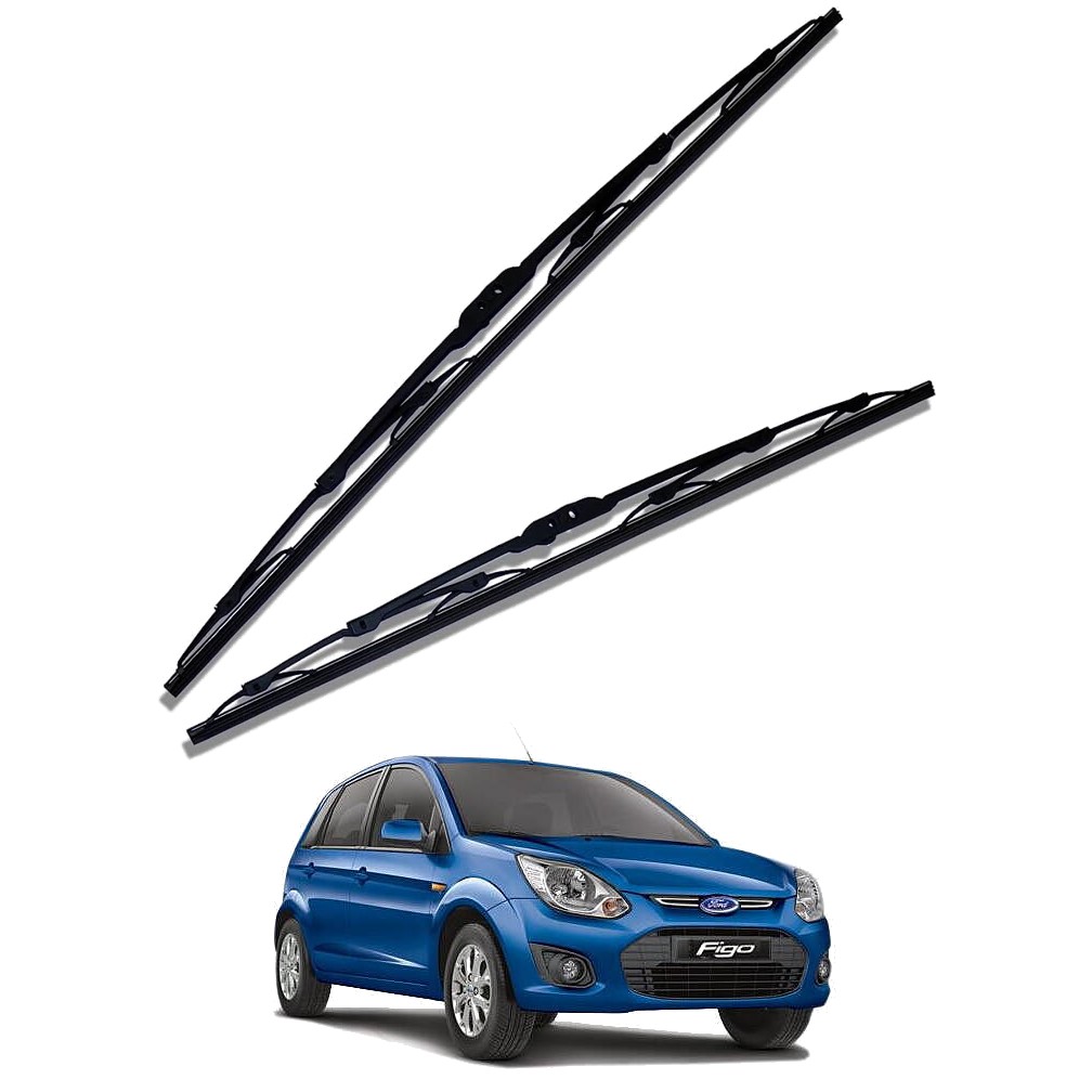 Front Windscreen Replacement Wiper Blades (22'/16') Compatible With FORD FIGO