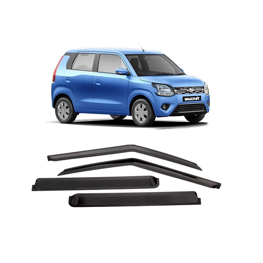 Car Window Rain Door Visor Compatible With Maruti WagonR 2019-2023