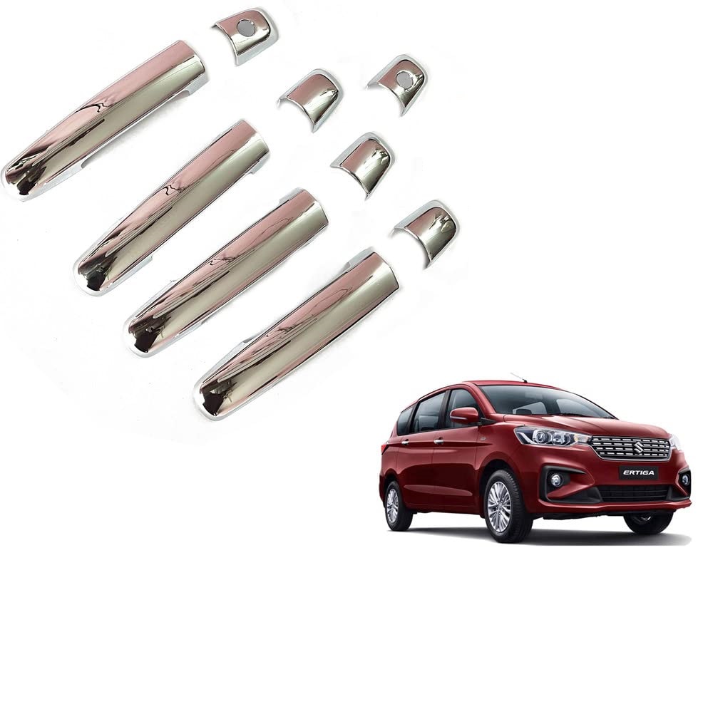 Door Handle Chrome Cover Compatible With Maruti Ertiga Type-2