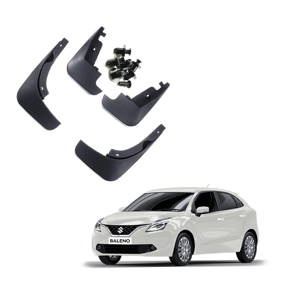 Car Mud Flap/Guard Compatible With Mauti Baleno 2015-2019